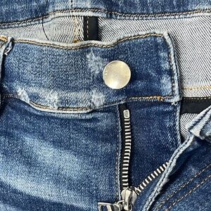 AMIRI High Rise Blue Jeans